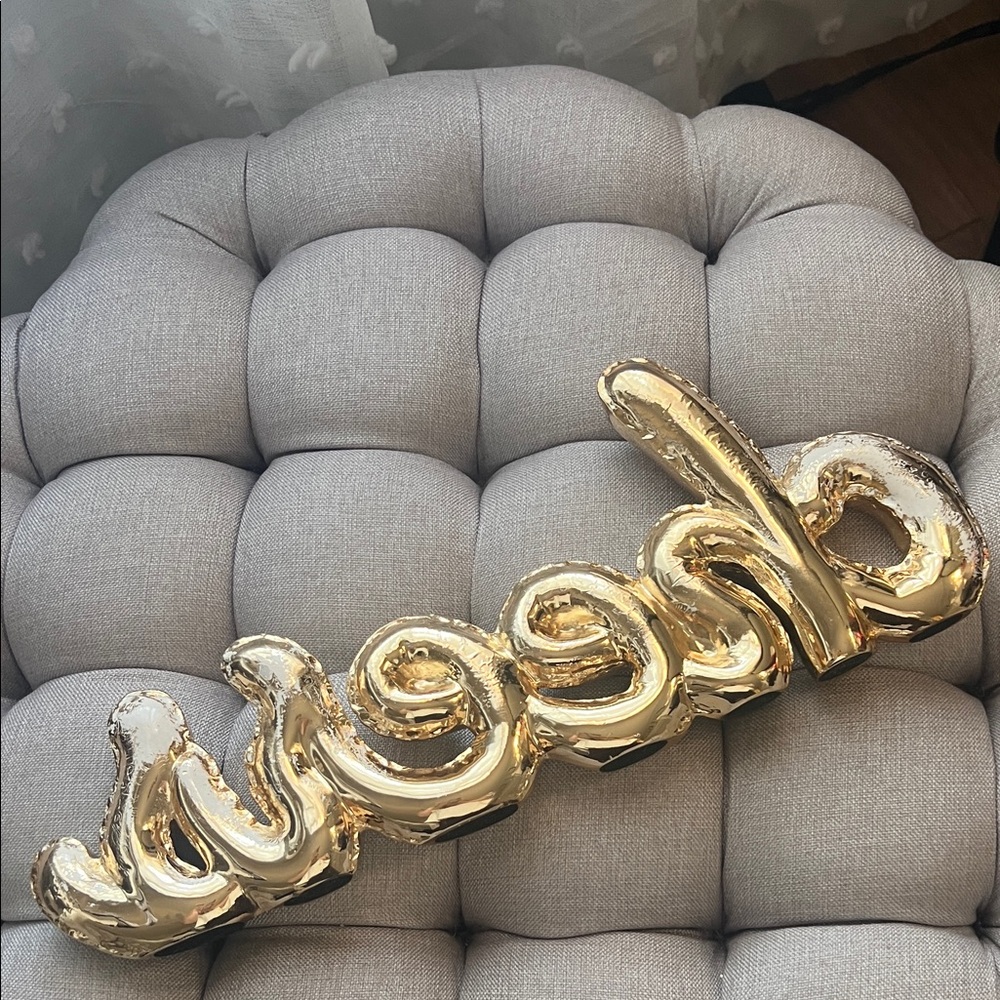 Gold 'Cheers' Decorative Sign - Picture 4 of 6